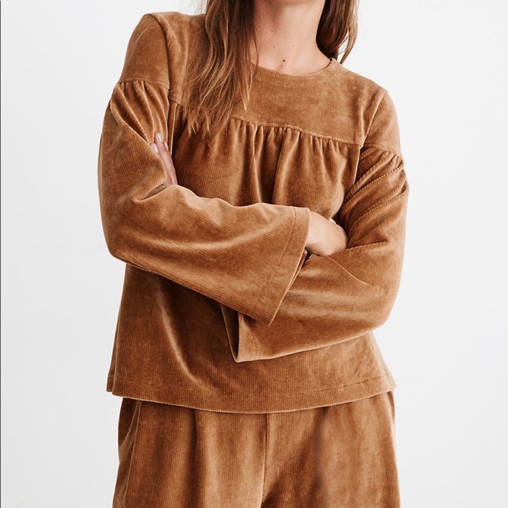 MADEWELL | Texture & Thread Corduroy Swing Top - Picture 2 of 2